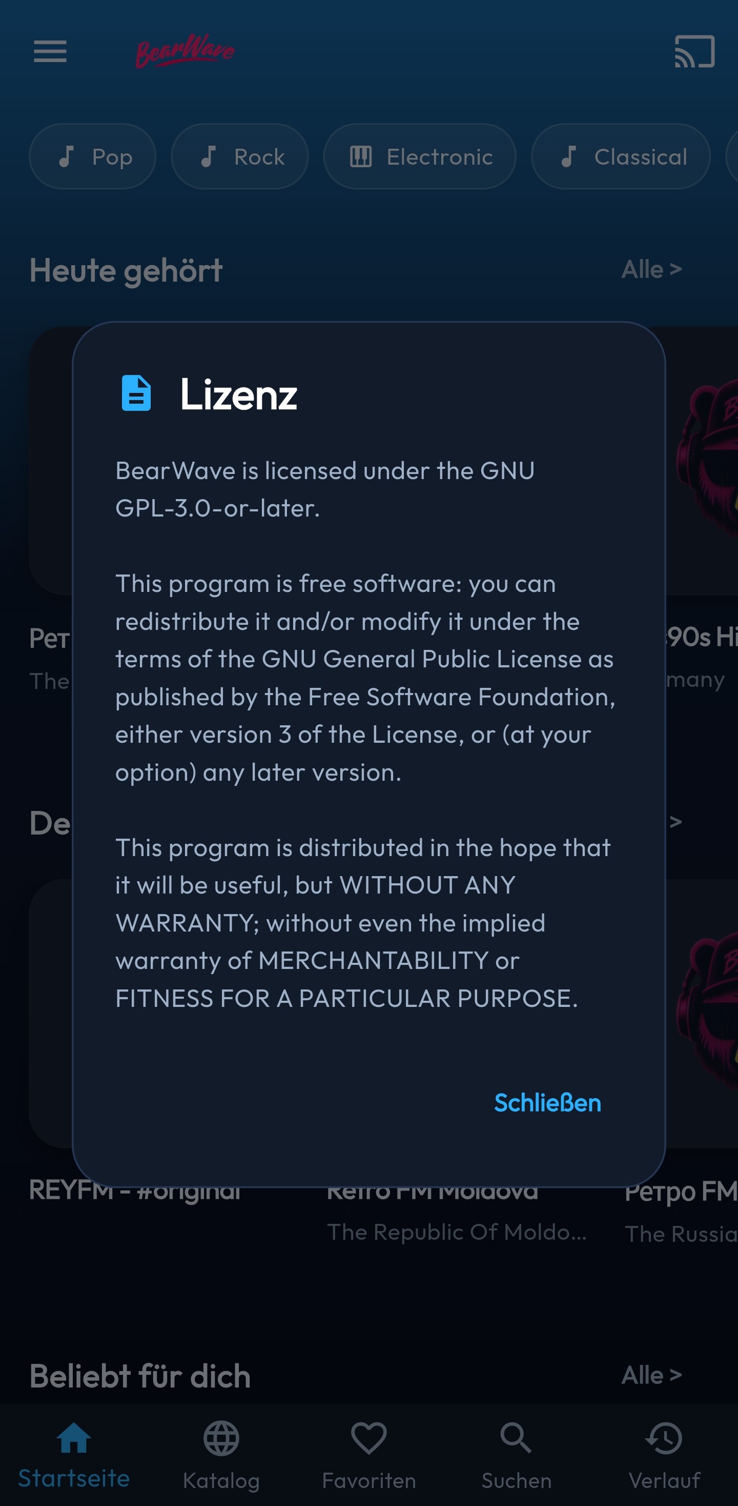 Lizenzdetails